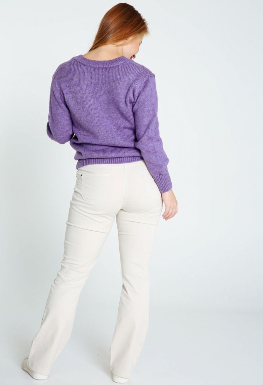 Kleding Cassis | Effen Trui Violet