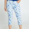 Kleding Cassis | Slim 7/8-Broek Met Tie And Dye-Motief En 5 Zakken Blauw