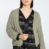 Kleding Cassis | Effen Cardigan Kaki