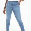 Kleding Cassis | Skinny Jeans Met Scheurtjes Denim